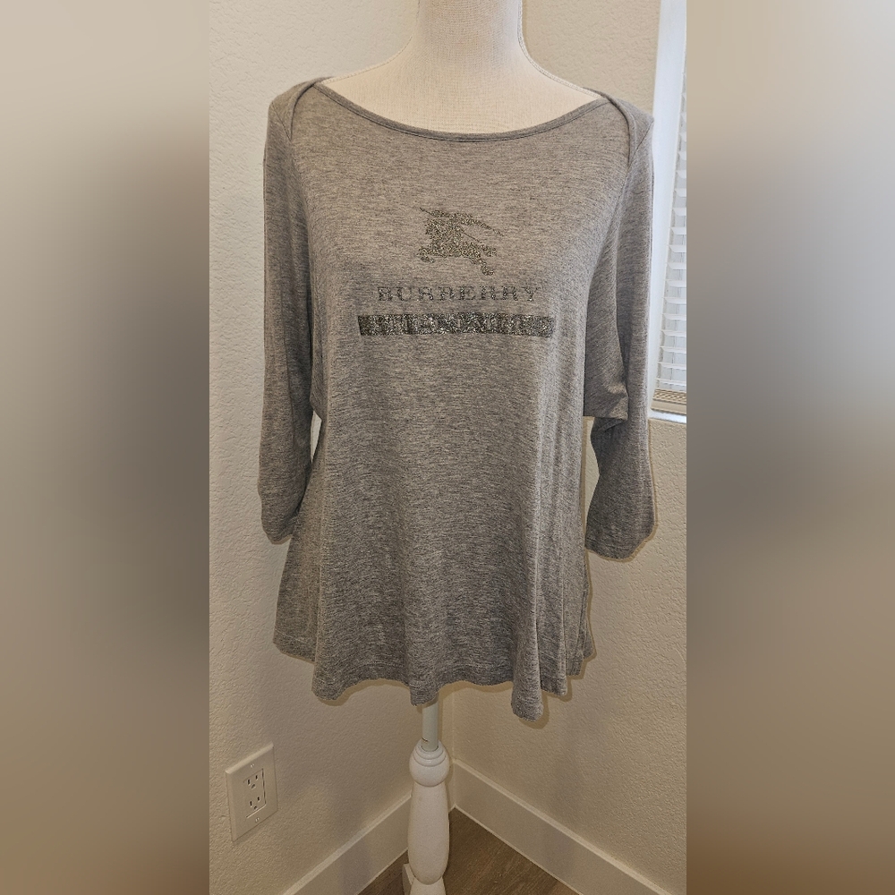 Burberry Blue Label Gray Women's Top